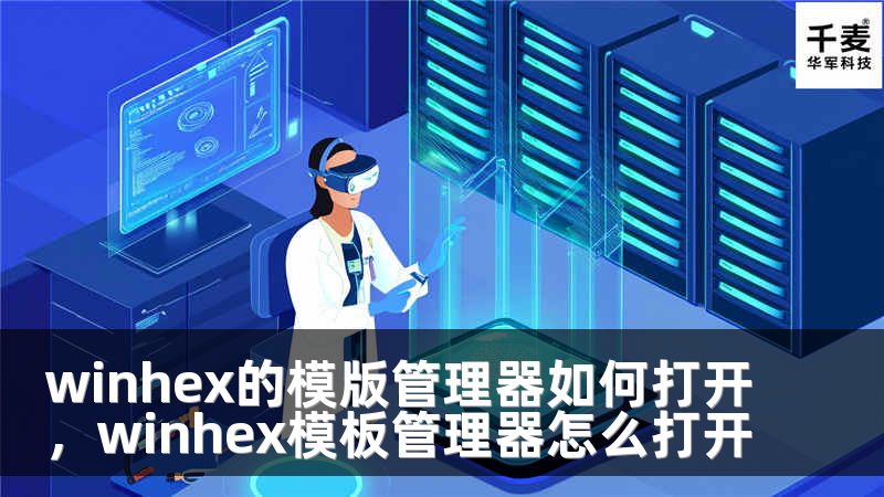 winhex的模版管理器如何打開，winhex模板管理器怎么打開