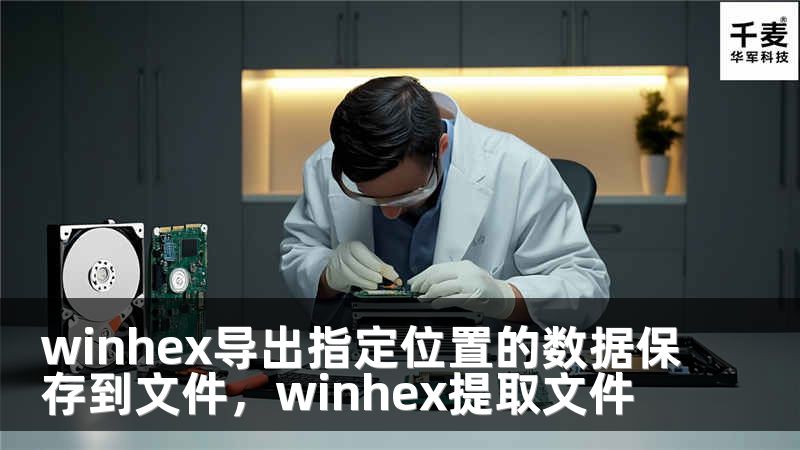 winhex導(dǎo)出指定位置的數(shù)據(jù)保存到文件，winhex提取文件