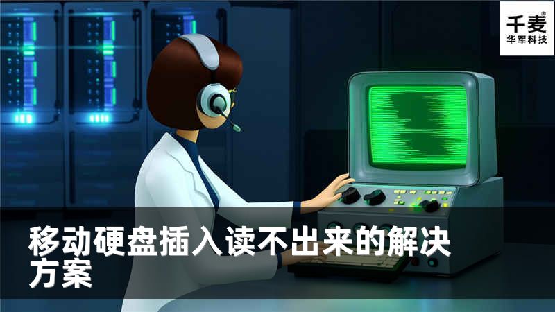移動硬盤插入讀不出來的解決方案