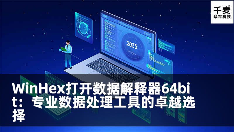 WinHex打開數(shù)據(jù)解釋器64bit：專業(yè)數(shù)據(jù)處理工具的卓越選擇