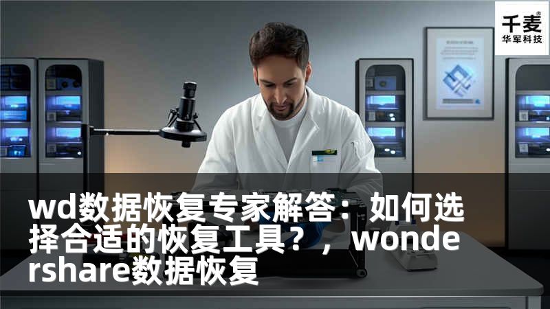 wd數(shù)據(jù)恢復專家解答：如何選擇合適的恢復工具？，wondershare數(shù)據(jù)恢復