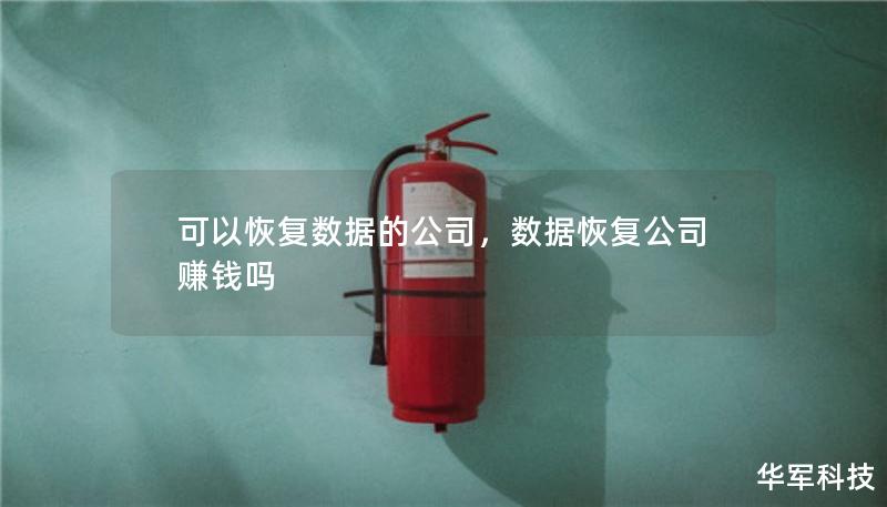 可以恢復數(shù)據(jù)的公司，數(shù)據(jù)恢復公司賺錢嗎