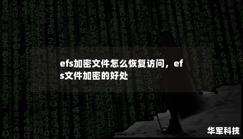 efs加密文件怎么恢復(fù)訪問，efs文件加密的好處