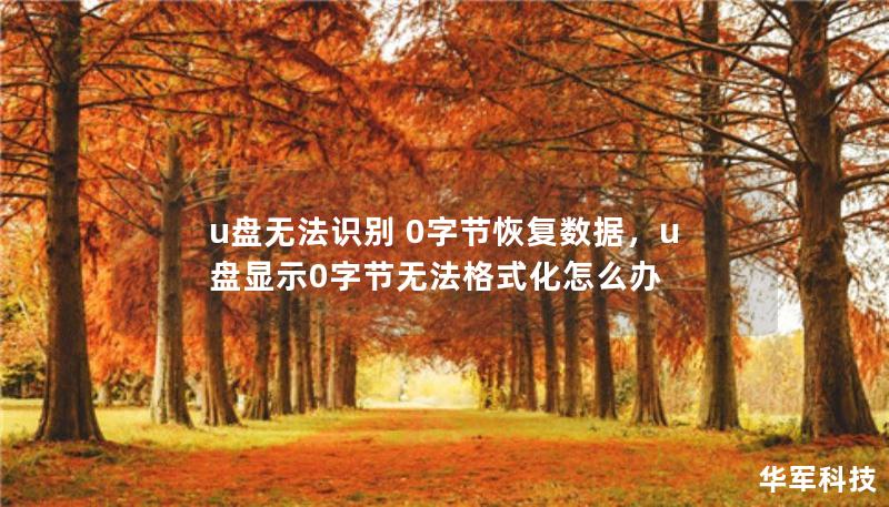 u盤(pán)無(wú)法識(shí)別 0字節(jié)恢復(fù)數(shù)據(jù)，u盤(pán)顯示0字節(jié)無(wú)法格式化怎么辦